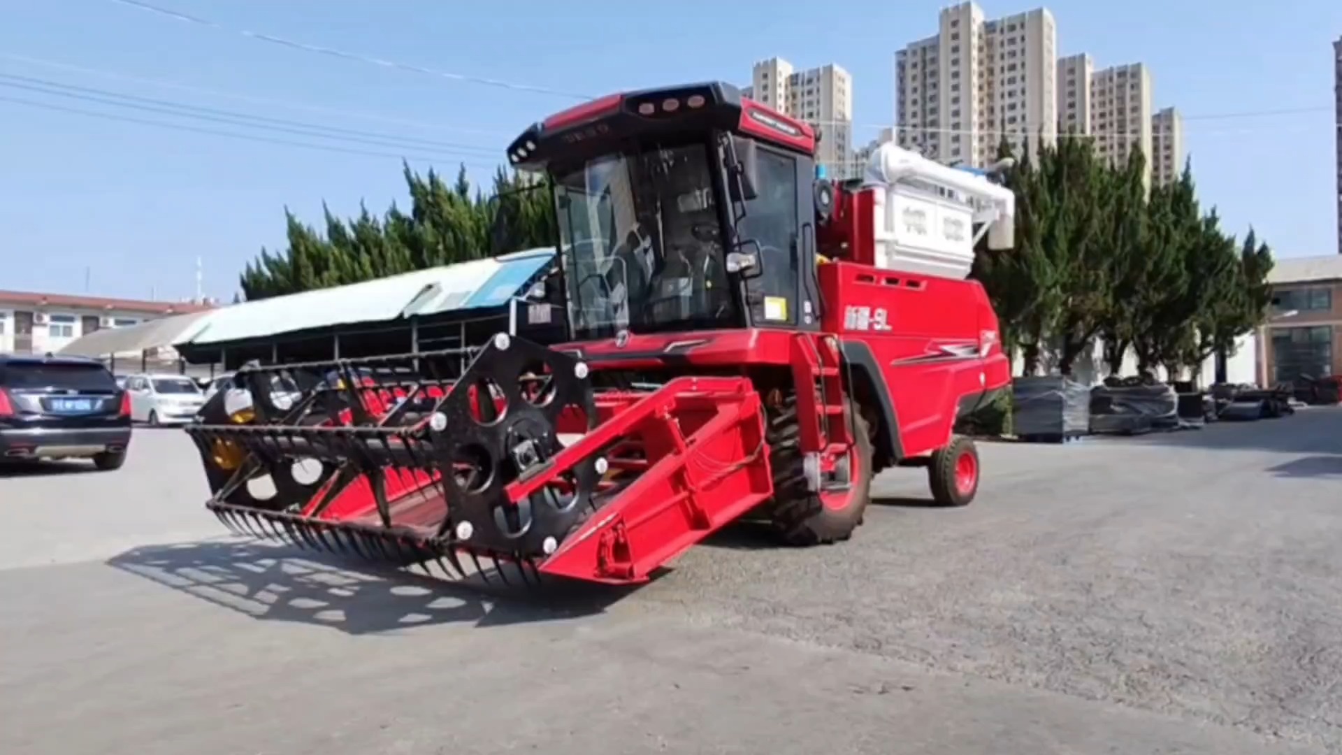 聯(lián)合收割機 中聯(lián)收獲AT100 收獲孜然